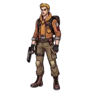 Ash Riker, Scavenger in Postapokalypse