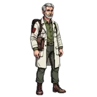 Dr. Quill, Feldmediziner in Postapokalypse