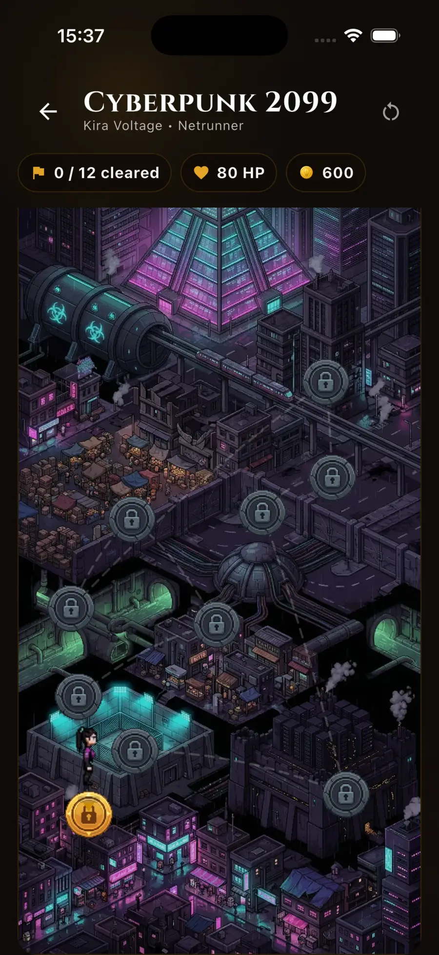 Carte de quêtes RPG AI