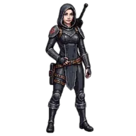 Mara Grimm, Cazador en Dark Fantasy
