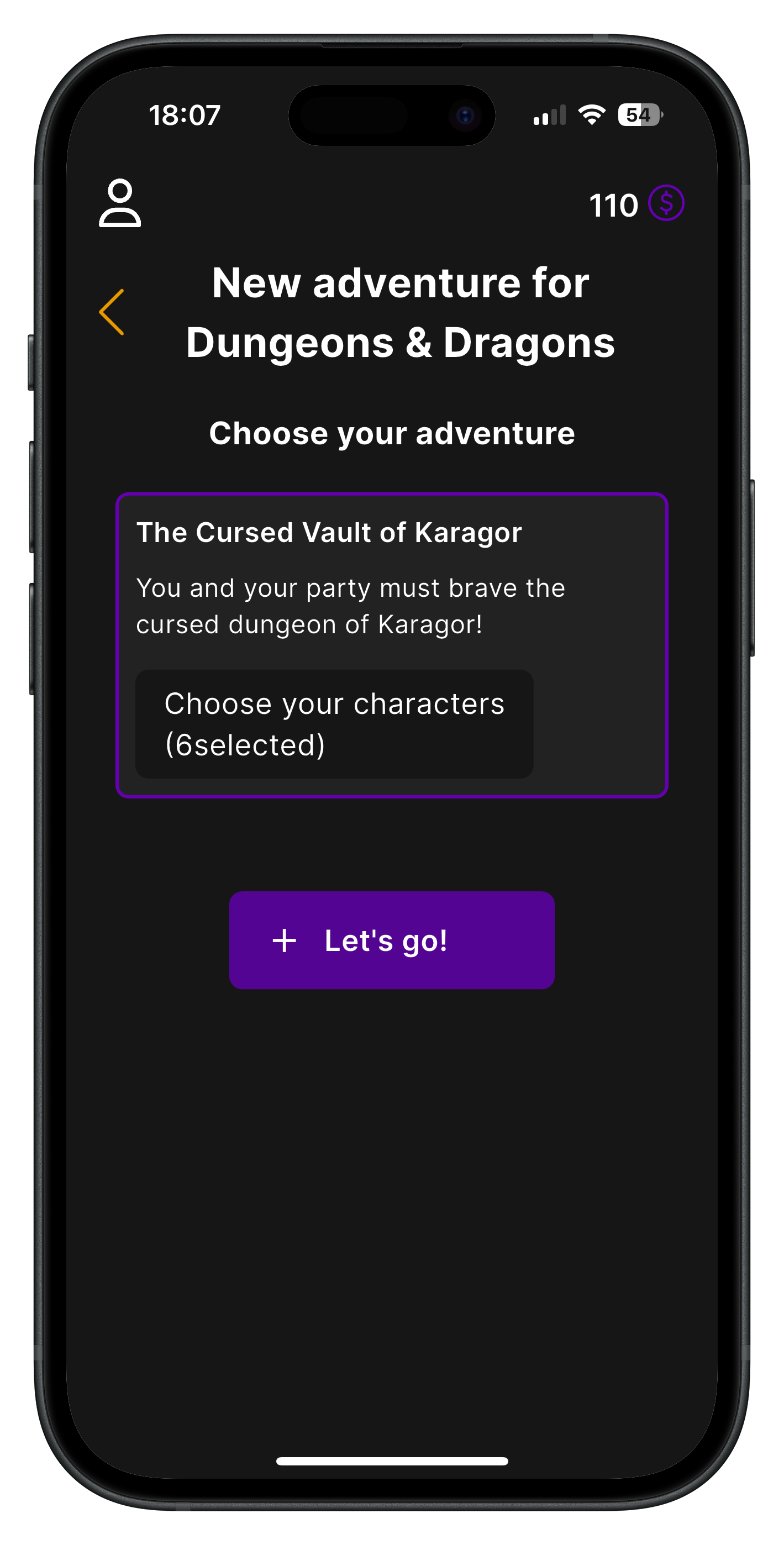 📸 Aperçu de RPG AI – Jeu de rôle IA sur mobile 1