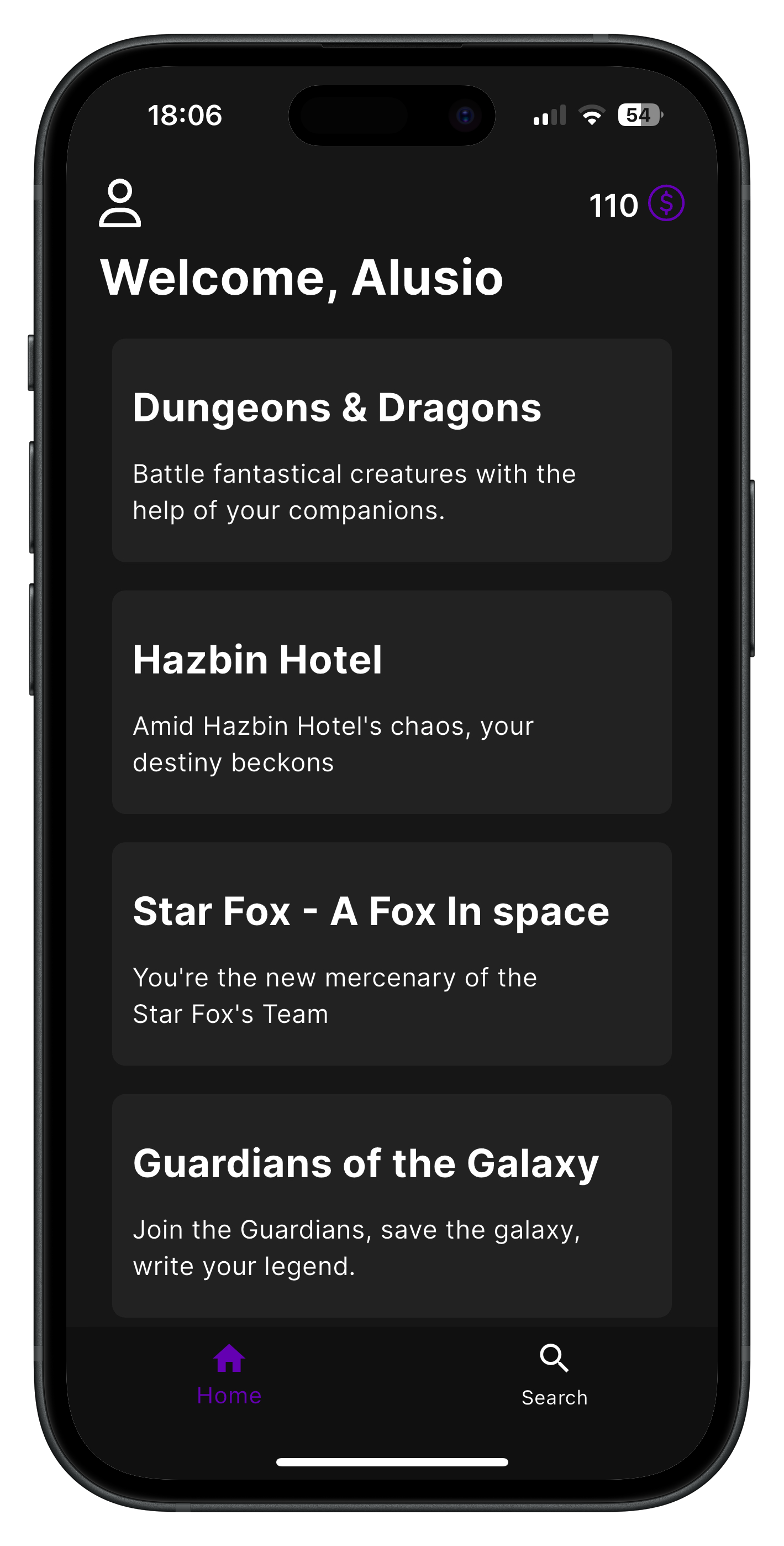 📸 Aperçu de RPG AI – Jeu de rôle IA sur mobile 2